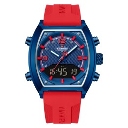 Reloj Naviforce Casual Nf9242 Crono Hombre Goma + Estuche