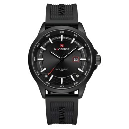 Reloj Naviforce Casual Nf9248t Crono Hombre Goma + Estuche