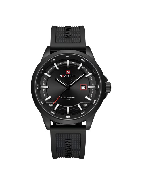 Reloj Naviforce Casual Nf9248t Crono Hombre Goma + Estuche