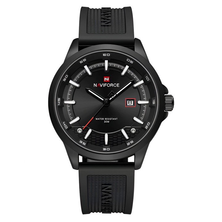 Reloj Naviforce Casual Nf9248t Crono Hombre Goma + Estuche