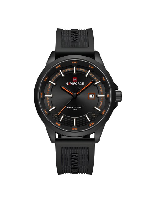 Reloj Naviforce Casual Nf9248t Crono Hombre Goma + Estuche