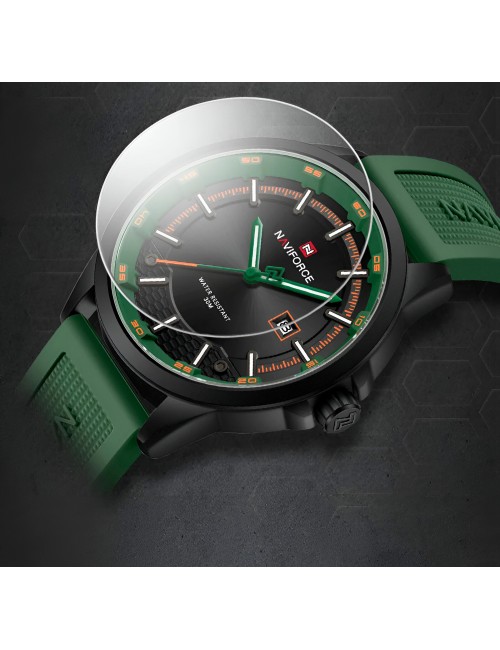 Reloj Naviforce Casual Nf9248t Crono Hombre Goma + Estuche
