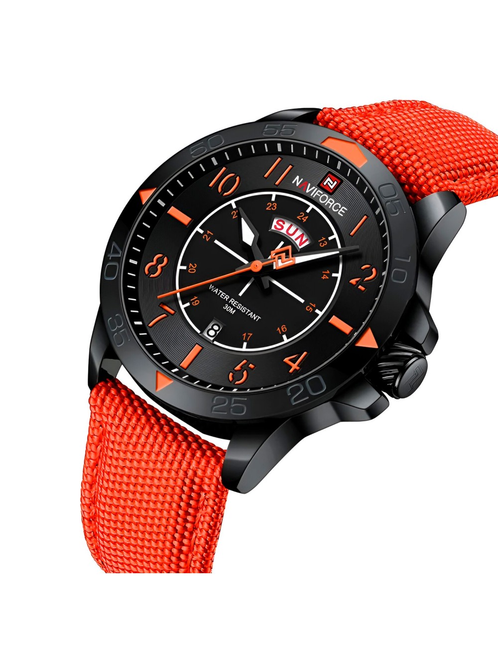 Reloj Naviforce Casual Nf9204n Crono Hombre Nylon + Estuche