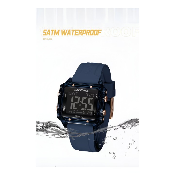 Reloj Naviforce Sport Nf7101 Digital Mujer Goma + Estuche