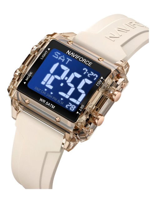 Reloj Naviforce Sport Nf7101 Digital Mujer Goma + Estuche