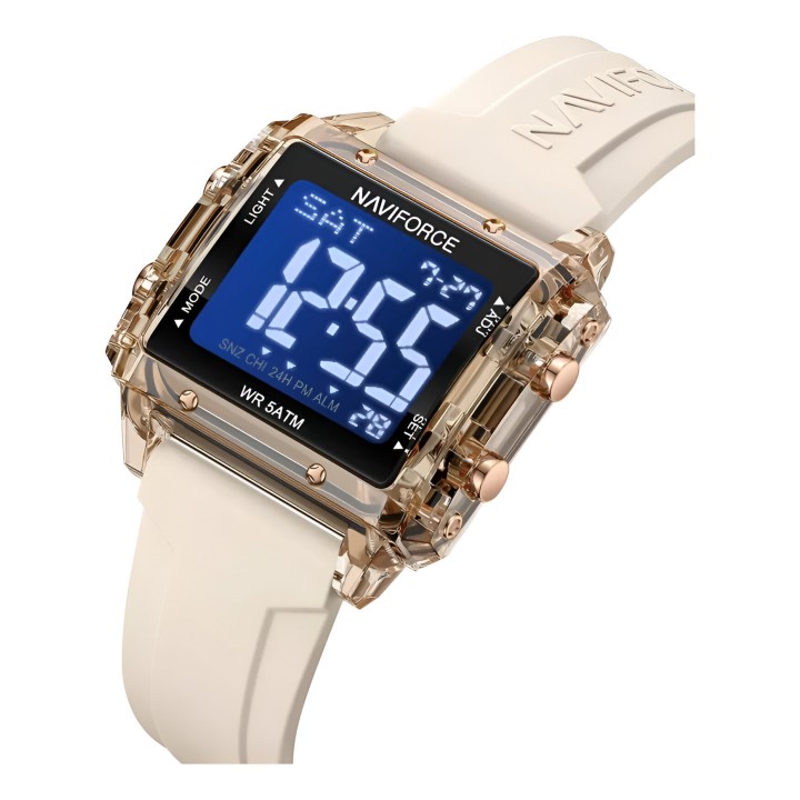 Reloj Naviforce Sport Nf7101 Digital Mujer Goma + Estuche
