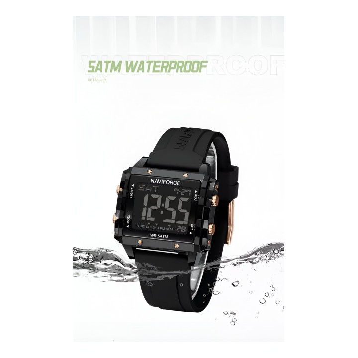 Reloj Naviforce Sport Nf7101 Digital Mujer Goma + Estuche