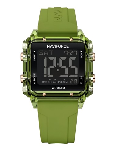 Reloj Naviforce Sport Nf7101 Digital Mujer Goma + Estuche
