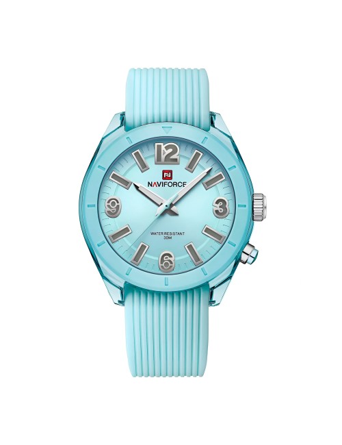 Reloj Naviforce Sport Nf7103 Mujer Goma Luz Led + Estuche