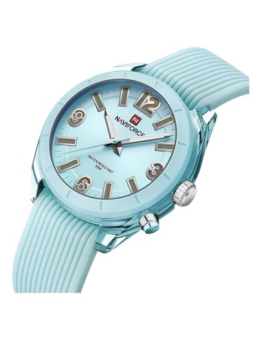 Reloj Naviforce Sport Nf7103 Mujer Goma Luz Led + Estuche