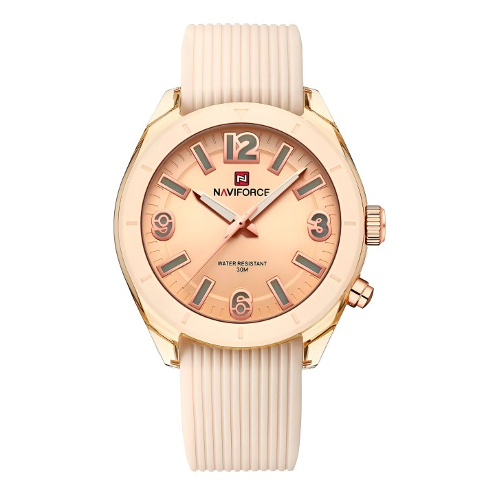 Reloj Naviforce Sport Nf7103 Mujer Goma Luz Led + Estuche