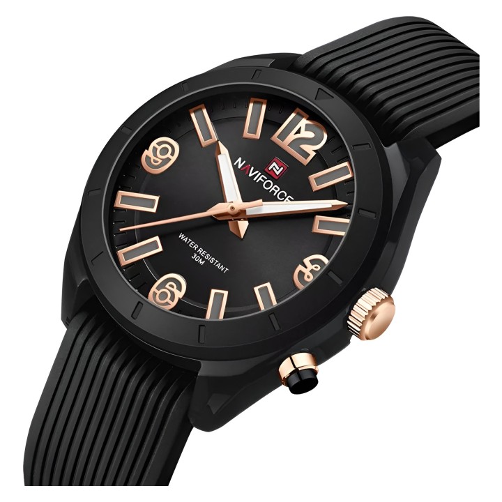 Reloj Naviforce Sport Nf7103 Mujer Goma Luz Led + Estuche
