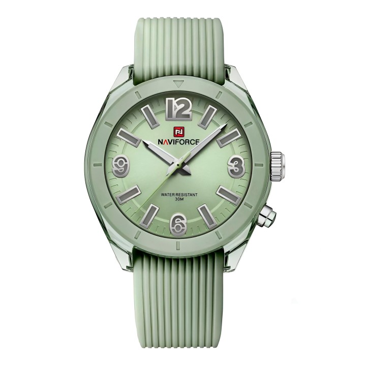 Reloj Naviforce Sport Nf7103 Mujer Goma Luz Led + Estuche