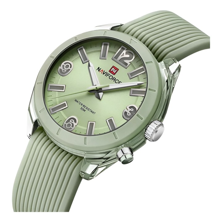 Reloj Naviforce Sport Nf7103 Mujer Goma Luz Led + Estuche