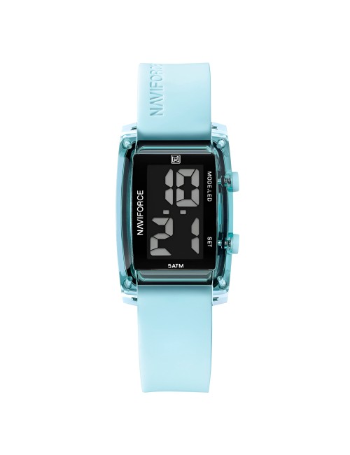 Reloj Naviforce Sport Nf7118 Digital Mujer Goma + Estuche