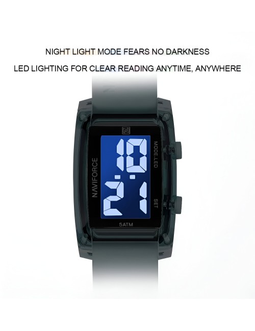 Reloj Naviforce Sport Nf7118 Digital Mujer Goma + Estuche