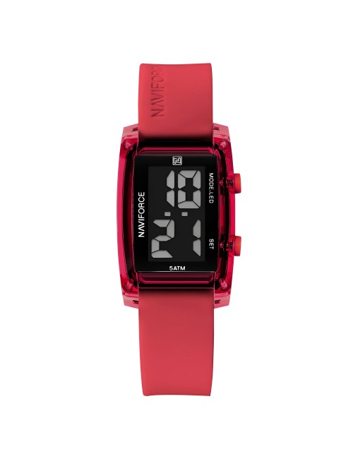 Reloj Naviforce Sport Nf7118 Digital Mujer Goma + Estuche