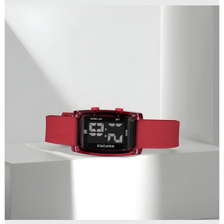 Reloj Naviforce Sport Nf7118 Digital Mujer Goma + Estuche