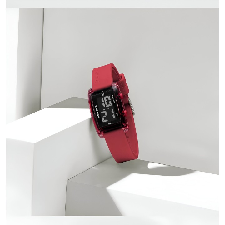Reloj Naviforce Sport Nf7118 Digital Mujer Goma + Estuche
