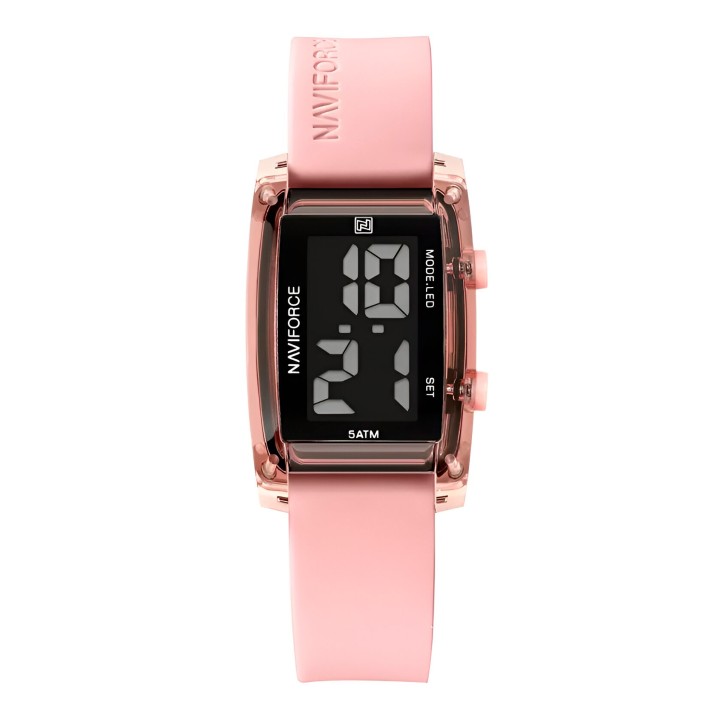 Reloj Naviforce Sport Nf7118 Digital Mujer Goma + Estuche