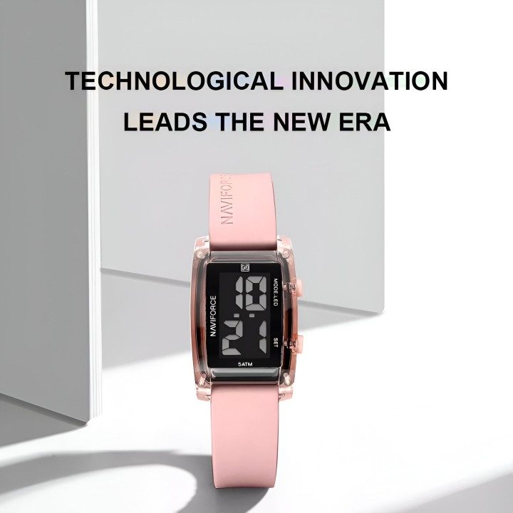 Reloj Naviforce Sport Nf7118 Digital Mujer Goma + Estuche