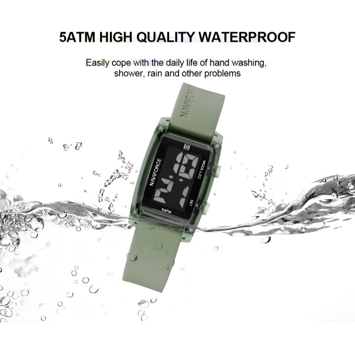Reloj Naviforce Sport Nf7118 Digital Mujer Goma + Estuche