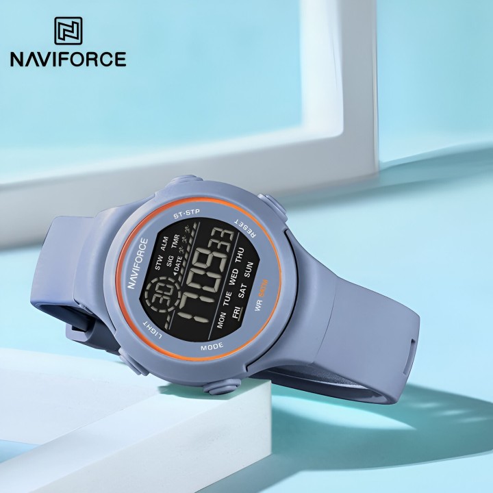 Reloj Naviforce Sport Nf7119 Digital Mujer Goma + Estuche