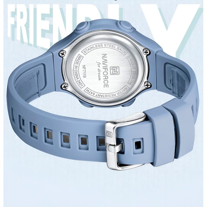 Reloj Naviforce Sport Nf7119 Digital Mujer Goma + Estuche