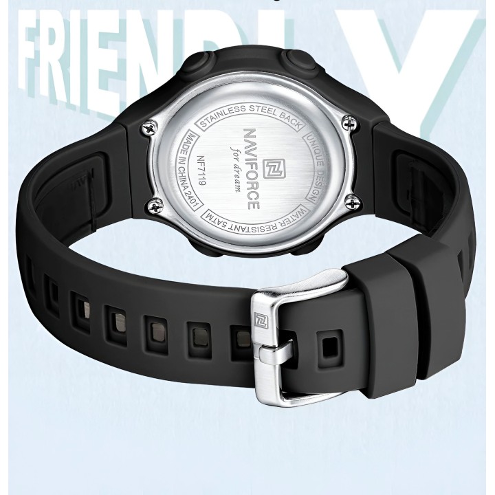 Reloj Naviforce Sport Nf7119 Digital Mujer Goma + Estuche