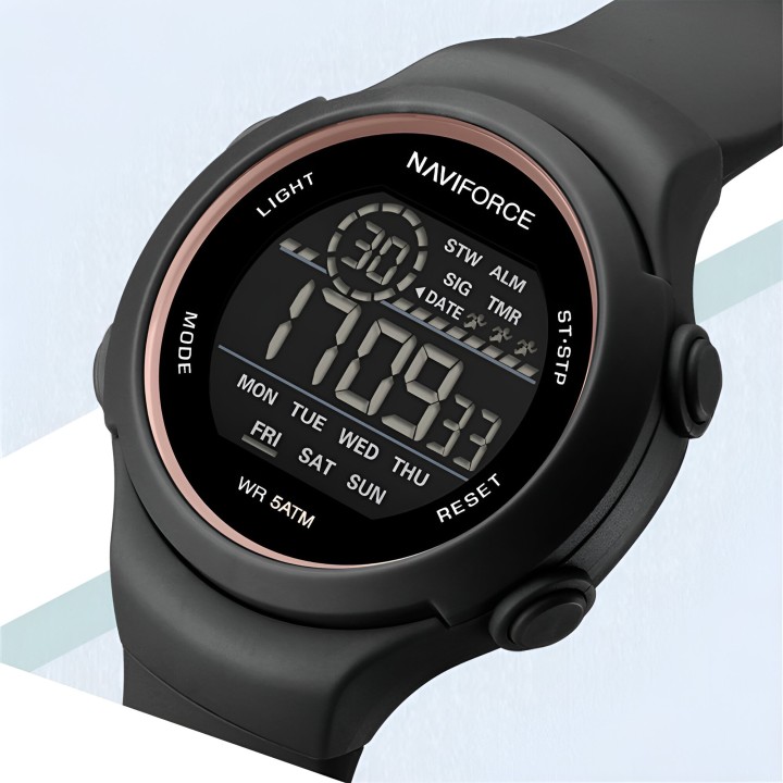 Reloj Naviforce Sport Nf7119 Digital Mujer Goma + Estuche