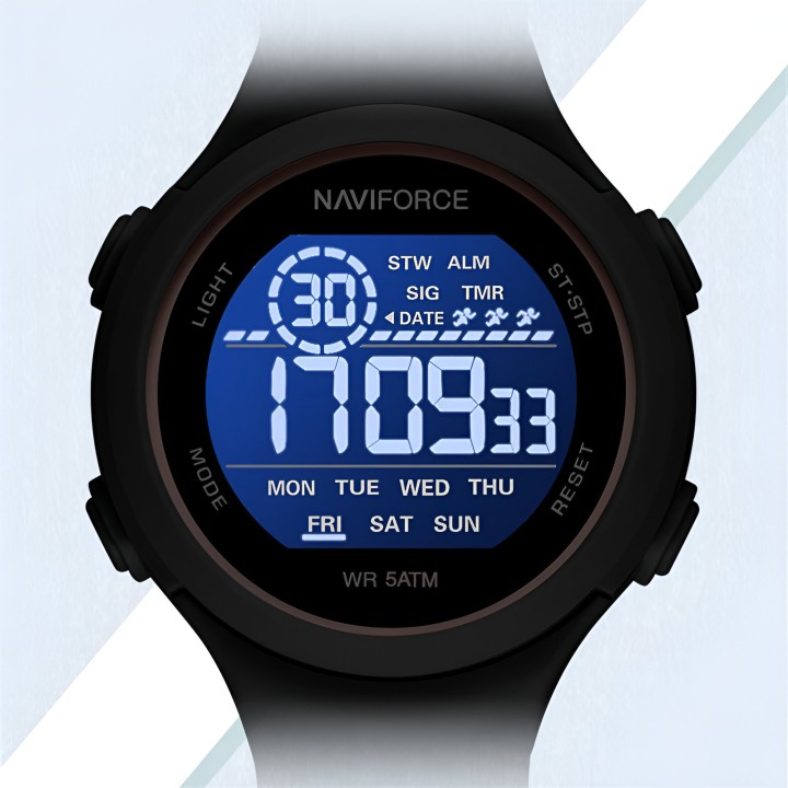 Reloj Naviforce Sport Nf7119 Digital Mujer Goma + Estuche
