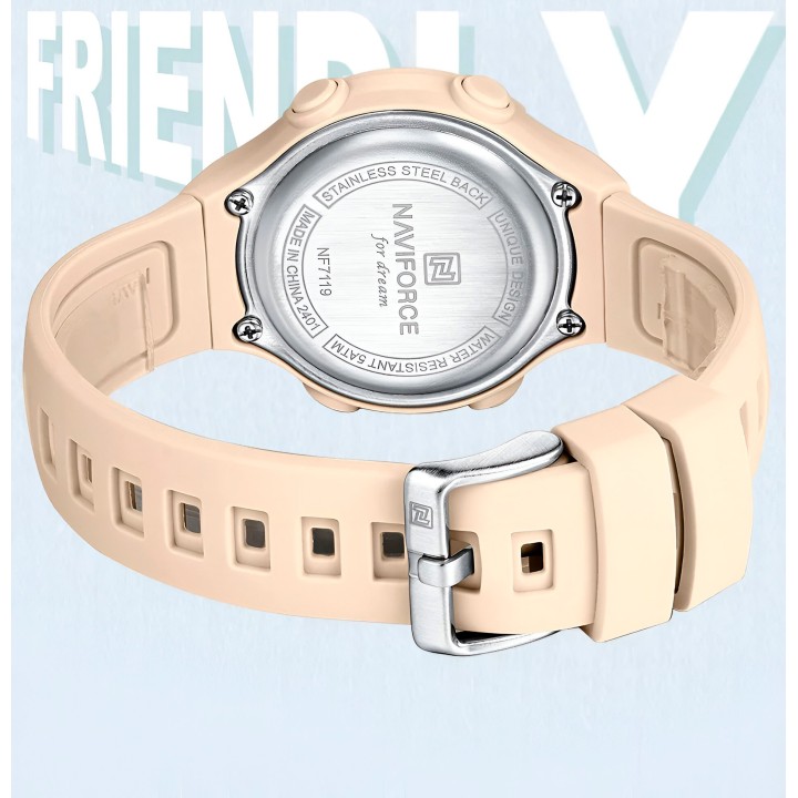 Reloj Naviforce Sport Nf7119 Digital Mujer Goma + Estuche
