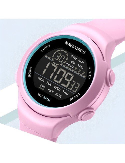 Reloj Naviforce Sport Nf7119 Digital Mujer Goma + Estuche