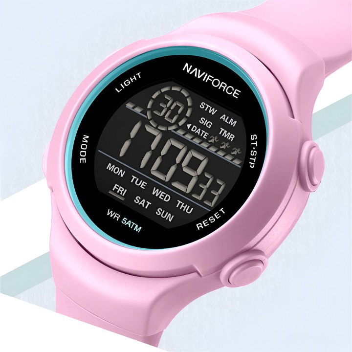 Reloj Naviforce Sport Nf7119 Digital Mujer Goma + Estuche