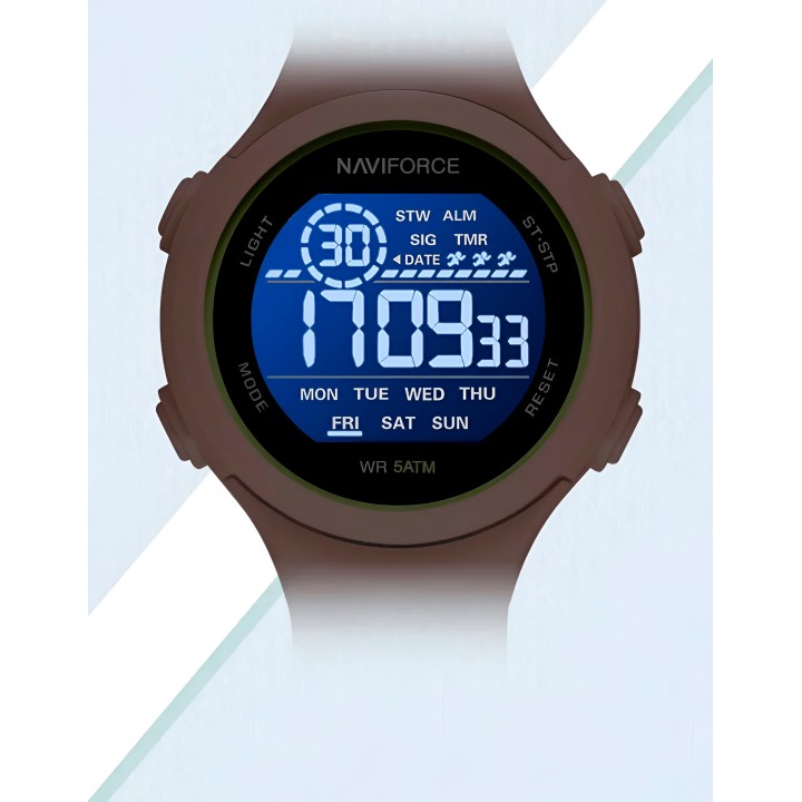 Reloj Naviforce Sport Nf7119 Digital Mujer Goma + Estuche