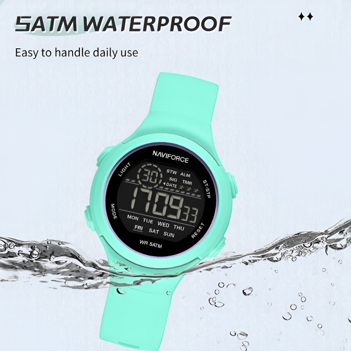 Reloj Naviforce Sport Nf7119 Digital Mujer Goma + Estuche