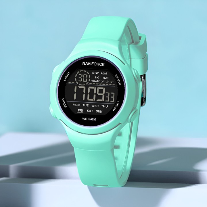 Reloj Naviforce Sport Nf7119 Digital Mujer Goma + Estuche