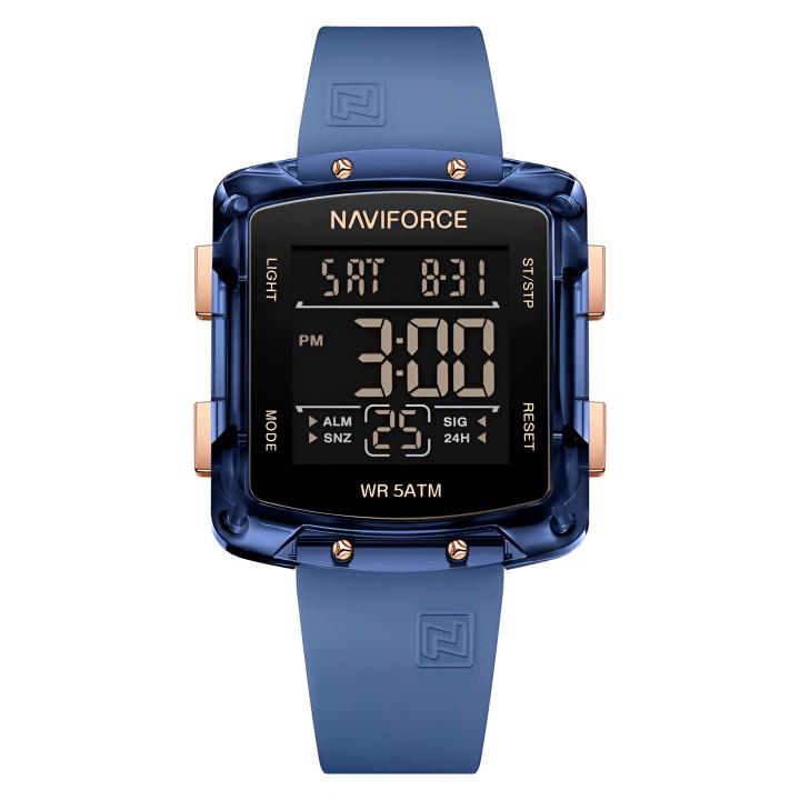 Reloj Naviforce Sport Nf7121 Digital Mujer Goma + Estuche