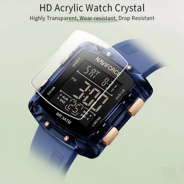 Reloj Naviforce Sport Nf7121 Digital Mujer Goma + Estuche