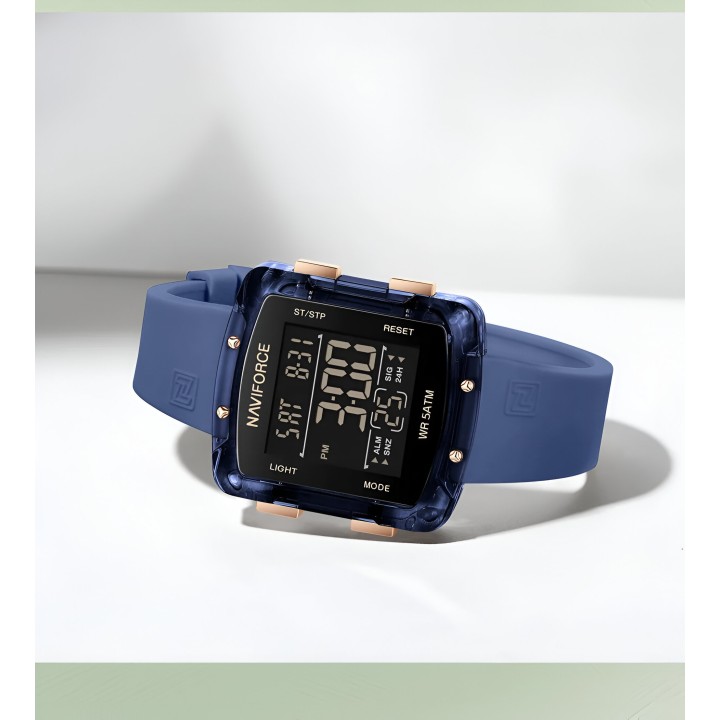 Reloj Naviforce Sport Nf7121 Digital Mujer Goma + Estuche