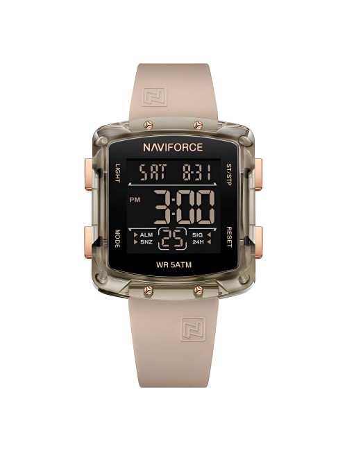 Reloj Naviforce Sport Nf7121 Digital Mujer Goma + Estuche