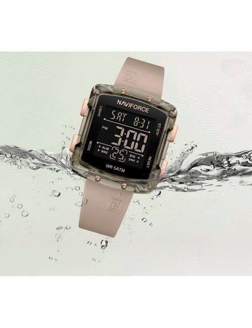 Reloj Naviforce Sport Nf7121 Digital Mujer Goma + Estuche