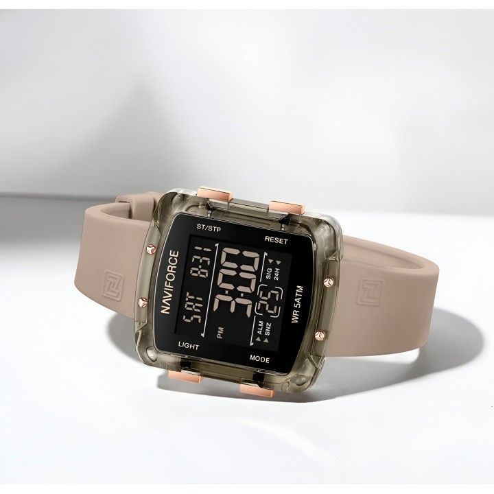 Reloj Naviforce Sport Nf7121 Digital Mujer Goma + Estuche