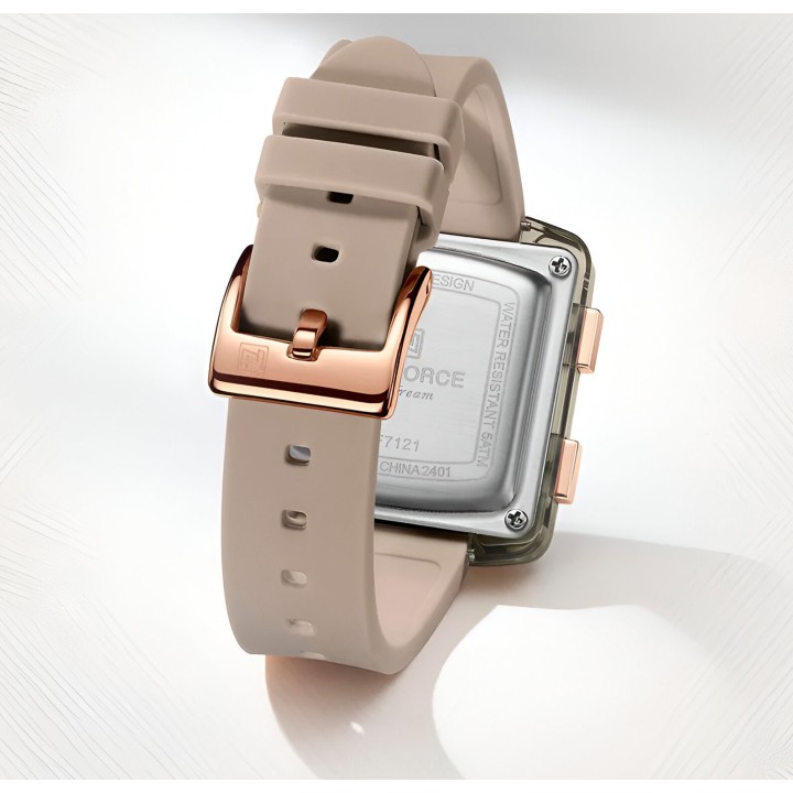Reloj Naviforce Sport Nf7121 Digital Mujer Goma + Estuche