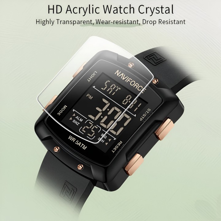 Reloj Naviforce Sport Nf7121 Digital Mujer Goma + Estuche