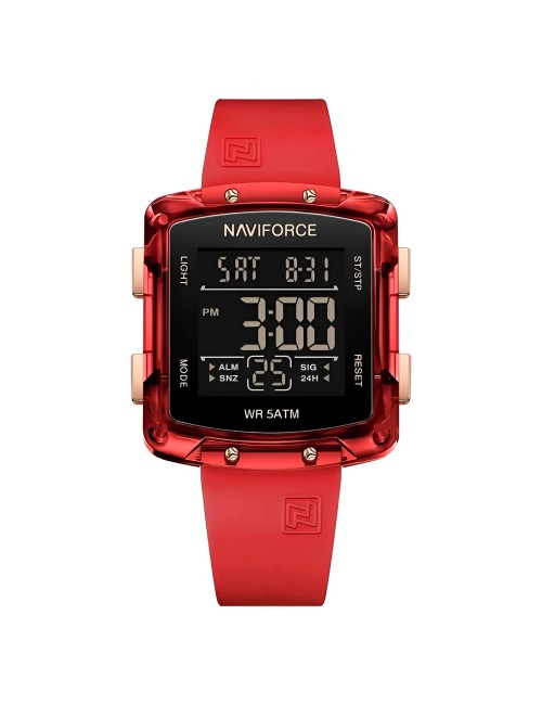 Reloj Naviforce Sport Nf7121 Digital Mujer Goma + Estuche