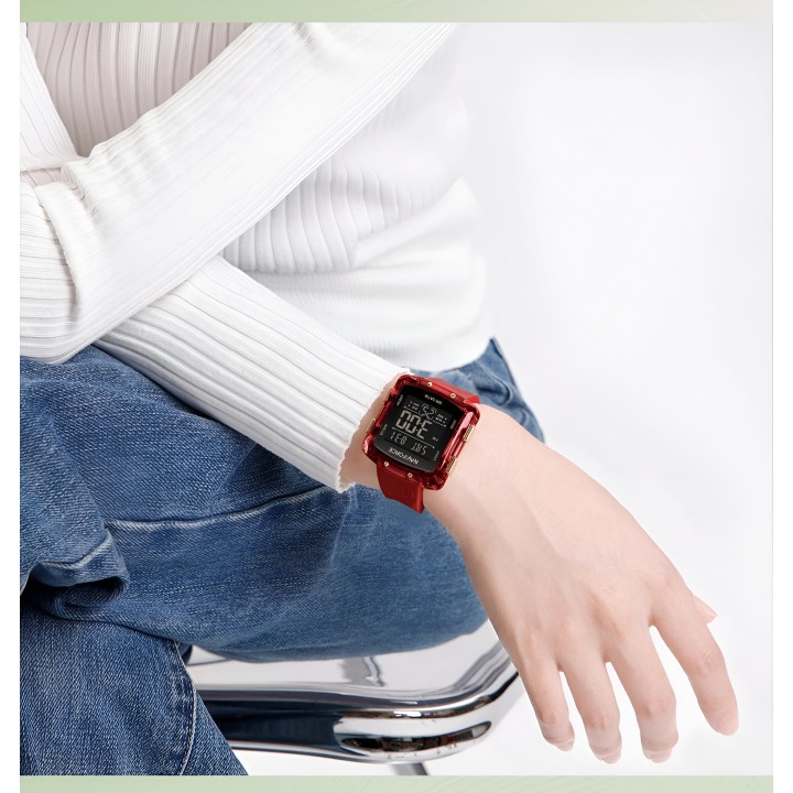 Reloj Naviforce Sport Nf7121 Digital Mujer Goma + Estuche