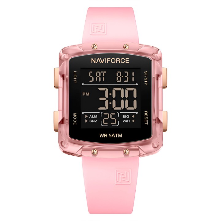 Reloj Naviforce Sport Nf7121 Digital Mujer Goma + Estuche