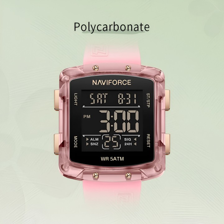 Reloj Naviforce Sport Nf7121 Digital Mujer Goma + Estuche
