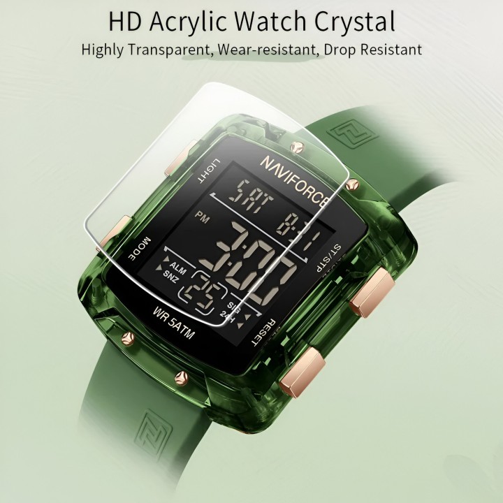 Reloj Naviforce Sport Nf7121 Digital Mujer Goma + Estuche